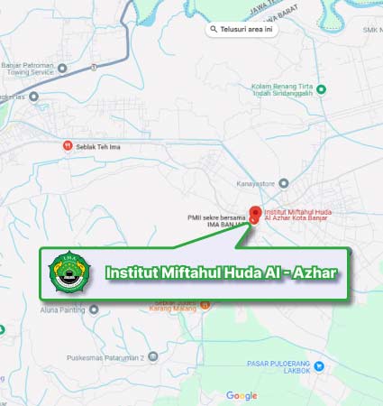 Lokasi dan Peta Institut Miftahul Huda Al-Azhar Prestasi